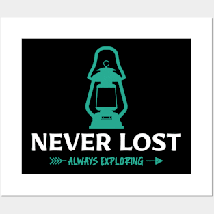 Never Lost Always Exploring Explorer Posters and Art